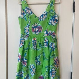 Lilly Pulitzer Blue and Pink Floral Dress